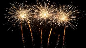 49697190 kleurrijk vuurwerk scherm over een donker lucht gedurende een zomer nacht viering gratis foto